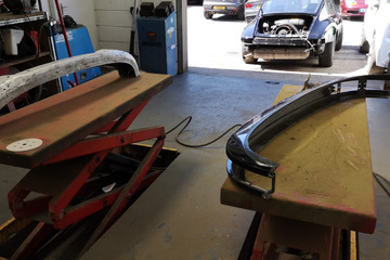 Porsche bumper refurb Porsche bumper refurb