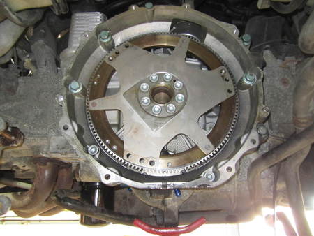 Drive plate back on Drive plate back on