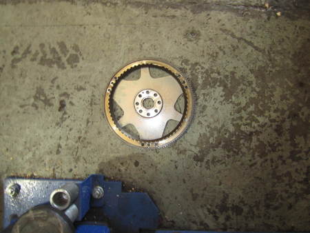 Drive plate removed Drive plate removed